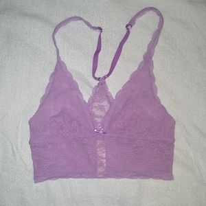 Racerback bralette light purple xs